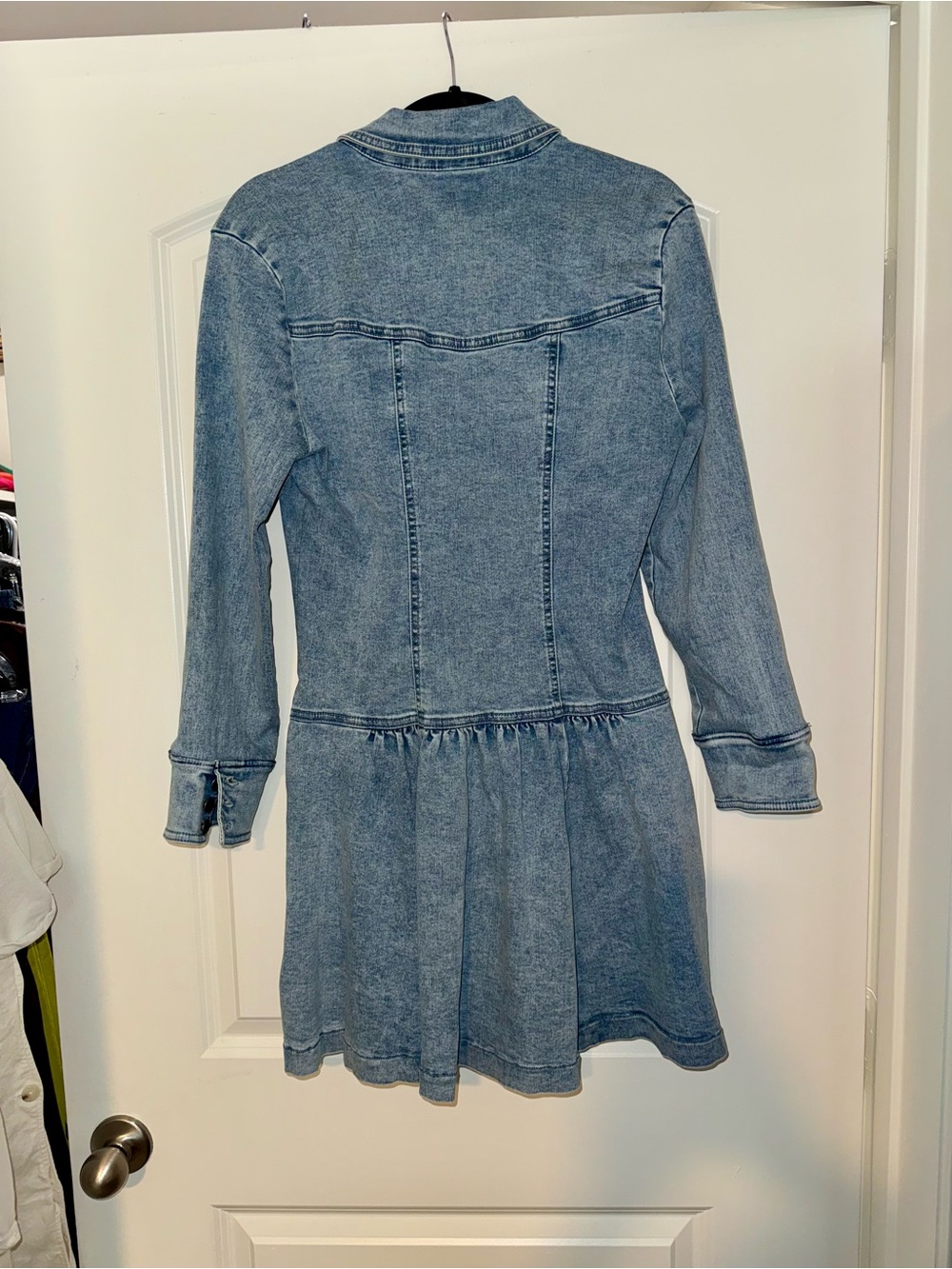 Free People Denim Mini Dress - Picture 4 of 4